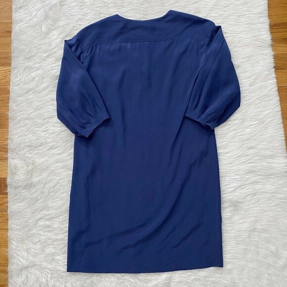 Diane Von Furstenberg DVF Silk Shift Dress Modest 3/4 Length Sleeves Siz… - Picture 5 of 6